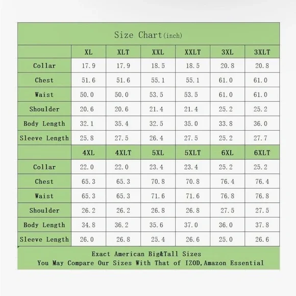 NWT Big and Tall Double pump Dress Shirt - Picture 3 of 7